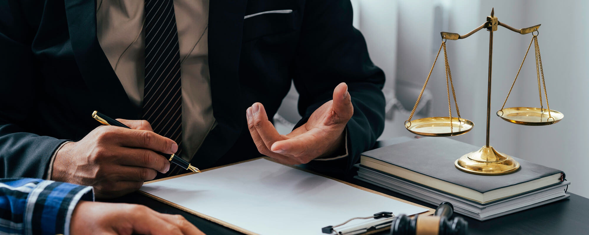 Concept Of Legal Counseling. The Lawyer Or Legal Counsel Is List