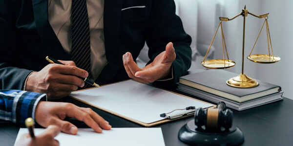 Concept Of Legal Counseling. The Lawyer Or Legal Counsel Is List